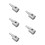 5Pcs Silver Car Amplifier Power Supply Terminal Blocks Durable Brass 5