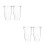 4Pcs Transparent Mixing Cups with Scale for Blender Replacement Use 2