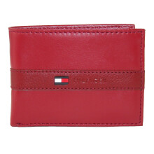 Tommy Hilfiger Men's Leather Ranger Passcase Bifold Wallet