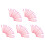 250Pcs Pink Sewing Machine Cleaning Brush Set Soft Silicone Bristles 4