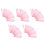 250Pcs Pink Sewing Machine Cleaning Brush Set Soft Silicone Bristles 6