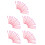 250Pcs Pink Sewing Machine Cleaning Brush Set Soft Silicone Bristles 7