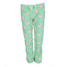 Roll Outta Bed Women's Patterned Knit Open Bottom Pyjama Pants
