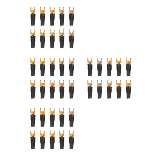 40Pcs Car Amplifier Wiring Spade Connectors Precise Ut Terminal Design 2