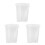 6Rolls White Mesh Flower Wrap with Wave Mesh Structure for Wedding DIY 3