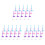 60Pcs Durable ABS Doll Support Racks Tabletop Figure Display Holders 2