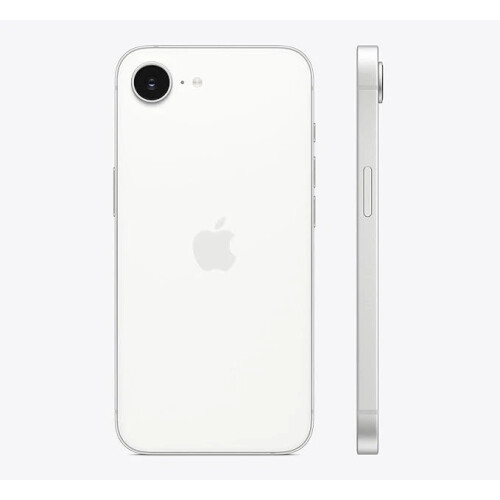 Apple New iPhone 16e White 128GB Single Sim Free Phone