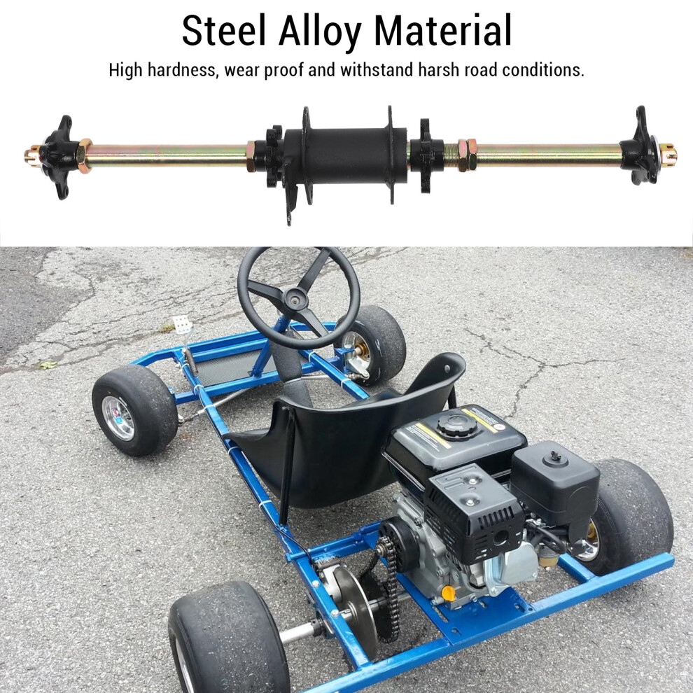 Galvanised 710Mm Drive Axle For Trike Karts 7444352134595
