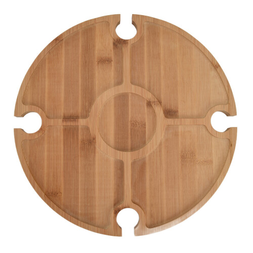 Mini Wooden Picnic Table for Wine