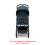 Infant Pushchair Armrest Waterproof Easy Cleaning Handle-Black 3