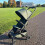 Infant Pushchair Armrest Waterproof Easy Cleaning Handle-Black 5