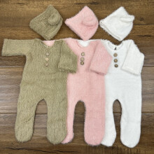 Baby Photography Props Newborns Boy Girl Photo Shoot-White