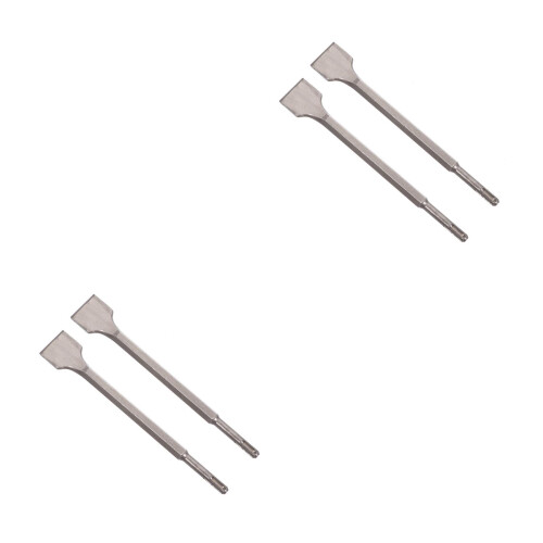 4Pcs Silver Electric Drill Hexagon Handle for Hammer Wall Use 1