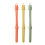3 Pack ABS Baking Whisk Manual Eggs Beater Mixing Tool-Orange 2