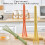 3 Pack ABS Baking Whisk Manual Eggs Beater Mixing Tool-Orange 6