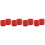 8Pcs Spring Steel Copper PVC Pipe Deburring Tool Red 3