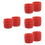 8Pcs Spring Steel Copper PVC Pipe Deburring Tool Red 5