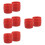 8Pcs Spring Steel Copper PVC Pipe Deburring Tool Red 6