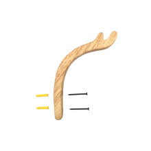 Rubber Wood Plant Hook for Hanging Baskets in Living Area-2