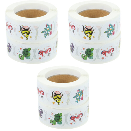 6Rouleaux Stickers Encouragements Pour Décorations De Cadeaux 1