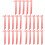 50Pcs Durable Red Plastic Windmill Poles for DIY Garden Decorations 5