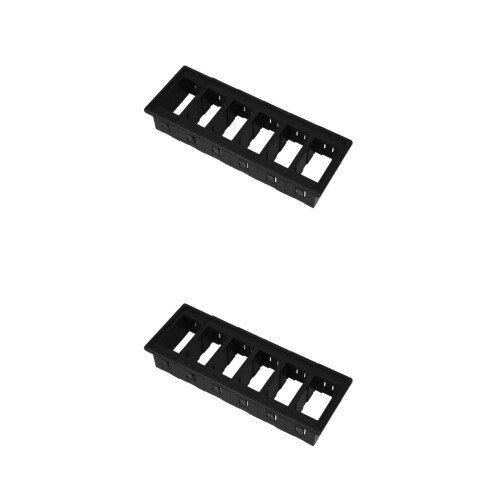 2Sets Black ABS Switch Toggle Mount Housing for Car and Marine Panels 1