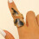 Trendy verstelbare open bandring met abstracte luipaardprint-2 2