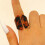 Trendy verstelbare open bandring met abstracte luipaardprint-2 4
