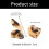 Trendy verstelbare open bandring met abstracte luipaardprint-2 6