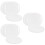 18Pièces Coupelles Plastique Blanches Pour Plantes Fleurs 6