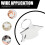 6St Sublimatie DIY Sleutelhanger Ornamenten Wit Mdf Decor 5