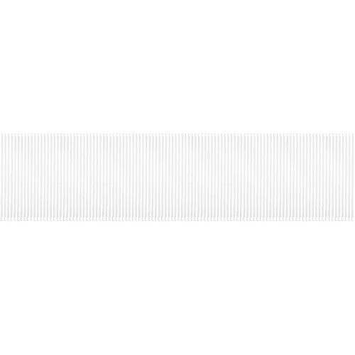 100Pcs White Hanging File Bars Metal Holder for Documents and Bills 2