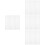 100Pcs White Hanging File Bars Metal Holder for Documents and Bills 5