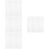 100Pcs White Hanging File Bars Metal Holder for Documents and Bills 6