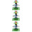 6Sets Rustic Football Cake Stand Multi-Layer Cupcake and Snack Display 7