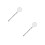 2Pcs Portable Telescoping Mirror Tools for Mechanic Auto Repair Silver 4
