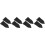 4 Count Guitar Tuning Lever Cover Light Bulb Ceiling Decal Black 3