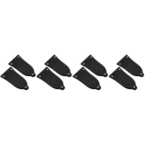 4 Count Guitar Tuning Lever Cover Light Bulb Ceiling Decal Black 2