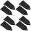 4 Count Guitar Tuning Lever Cover Light Bulb Ceiling Decal Black 4