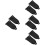 4 Count Guitar Tuning Lever Cover Light Bulb Ceiling Decal Black 5