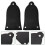 4 Count Guitar Tuning Lever Cover Light Bulb Ceiling Decal Black 9