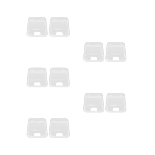 10Pcs Transparent Self-Adhesive Waterproof Outlet Socket Protectors 2