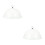 2Pcs Sturdy Transparent Cake Dome Cover Shockproof Food Display Lid 2