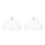 2Pcs Sturdy Transparent Cake Dome Cover Shockproof Food Display Lid 5
