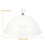 2Pcs Sturdy Transparent Cake Dome Cover Shockproof Food Display Lid 8
