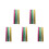 20Pcs Lightweight Aluminum Relay Assorted Colors for Race Use 4