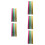 20Pcs Lightweight Aluminum Relay Assorted Colors for Race Use 5
