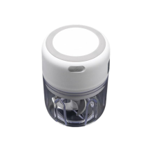 Elektrischer Gemüsezerkleinerer 250 ml Mini Kabelloser Tragbarer Fleischwolf USB-Ladefunktion Knoblauchzerkleinerer Küchenmaschine für Gemüs