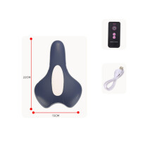 Beckenbodenmuskeltrainer mit 4 Modi, Massagekissen, USB-aufladbar