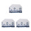 3Stk Wandmontierte Klimageräte Abdeckung Polyester 2